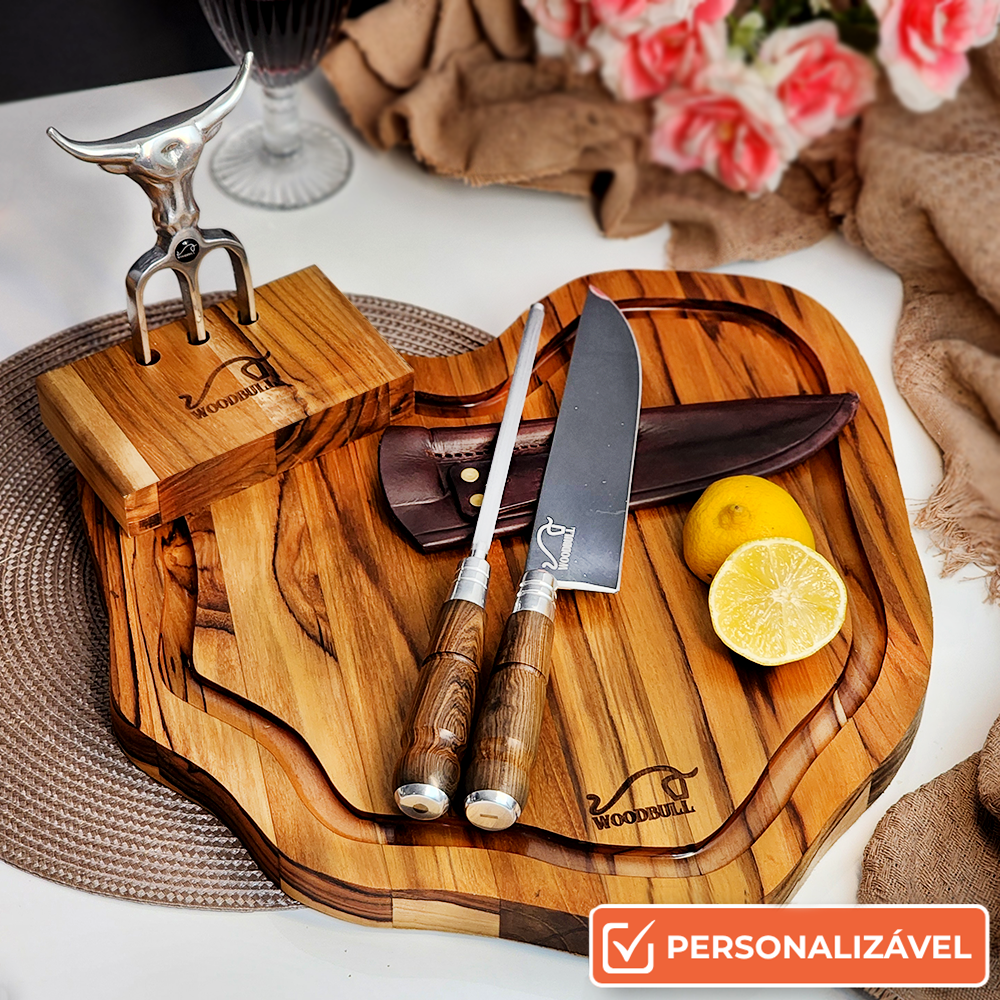 Kit Churrasco Personalizado Artesanal Origens