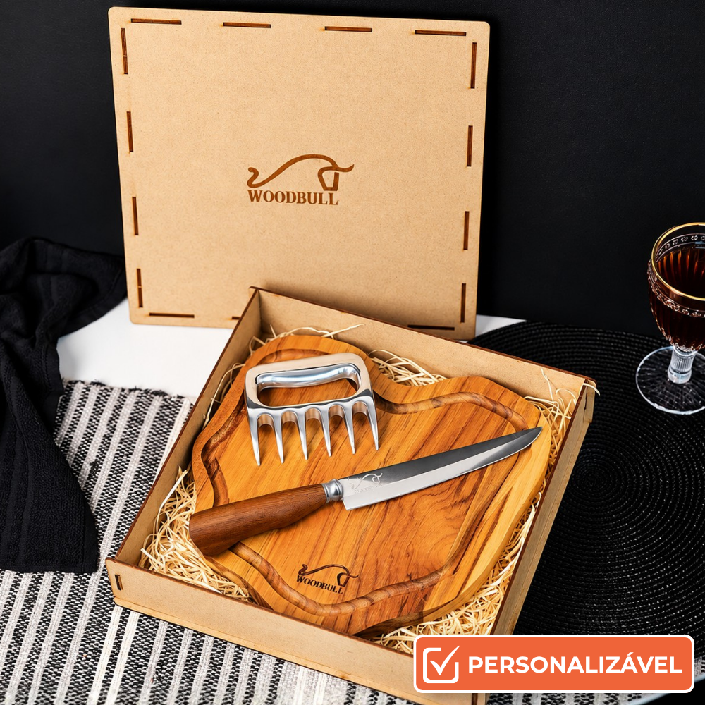 Kit Churrasco Personalizado Edição Especial WOODBULL