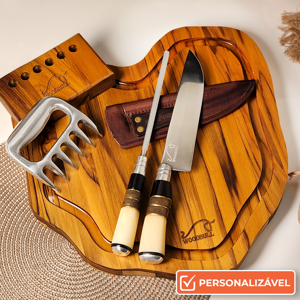 Kit Churrasco Personalizado Artesanal Luxurious Design