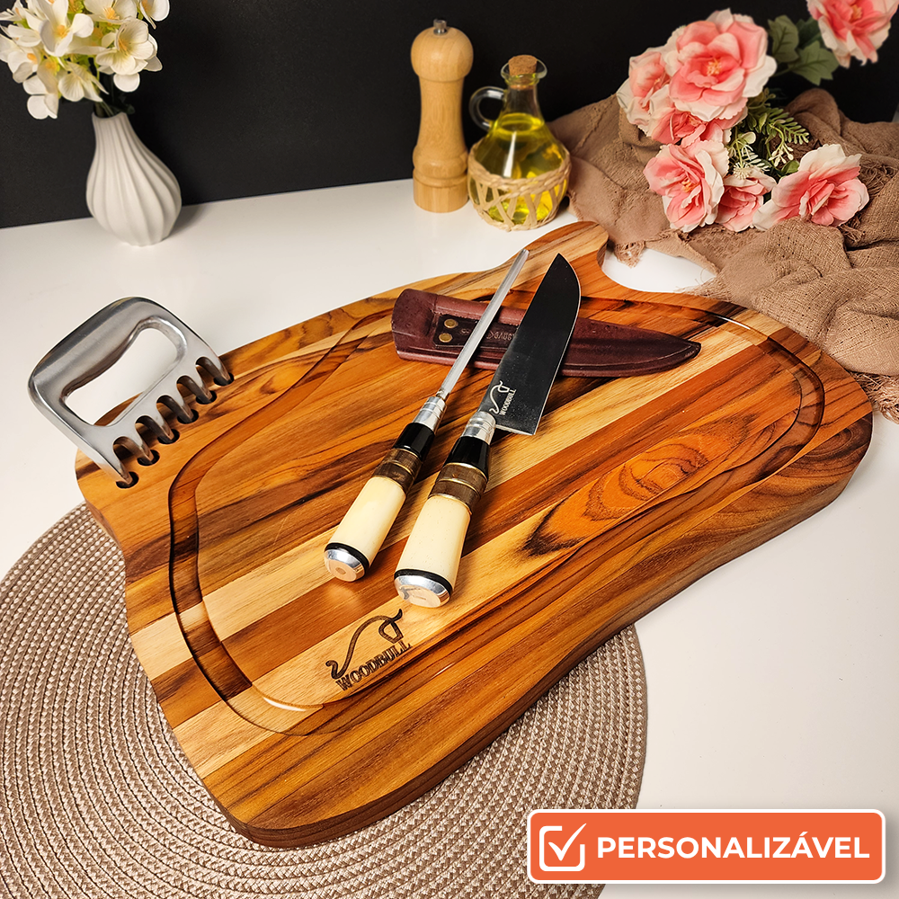 Kit Churrasco Personalizado Artesanal BBQ Masters