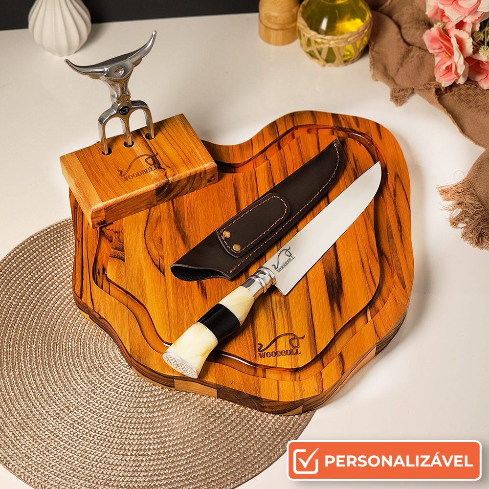 Kit Churrasco Personalizado Artesanal BBQ Forever