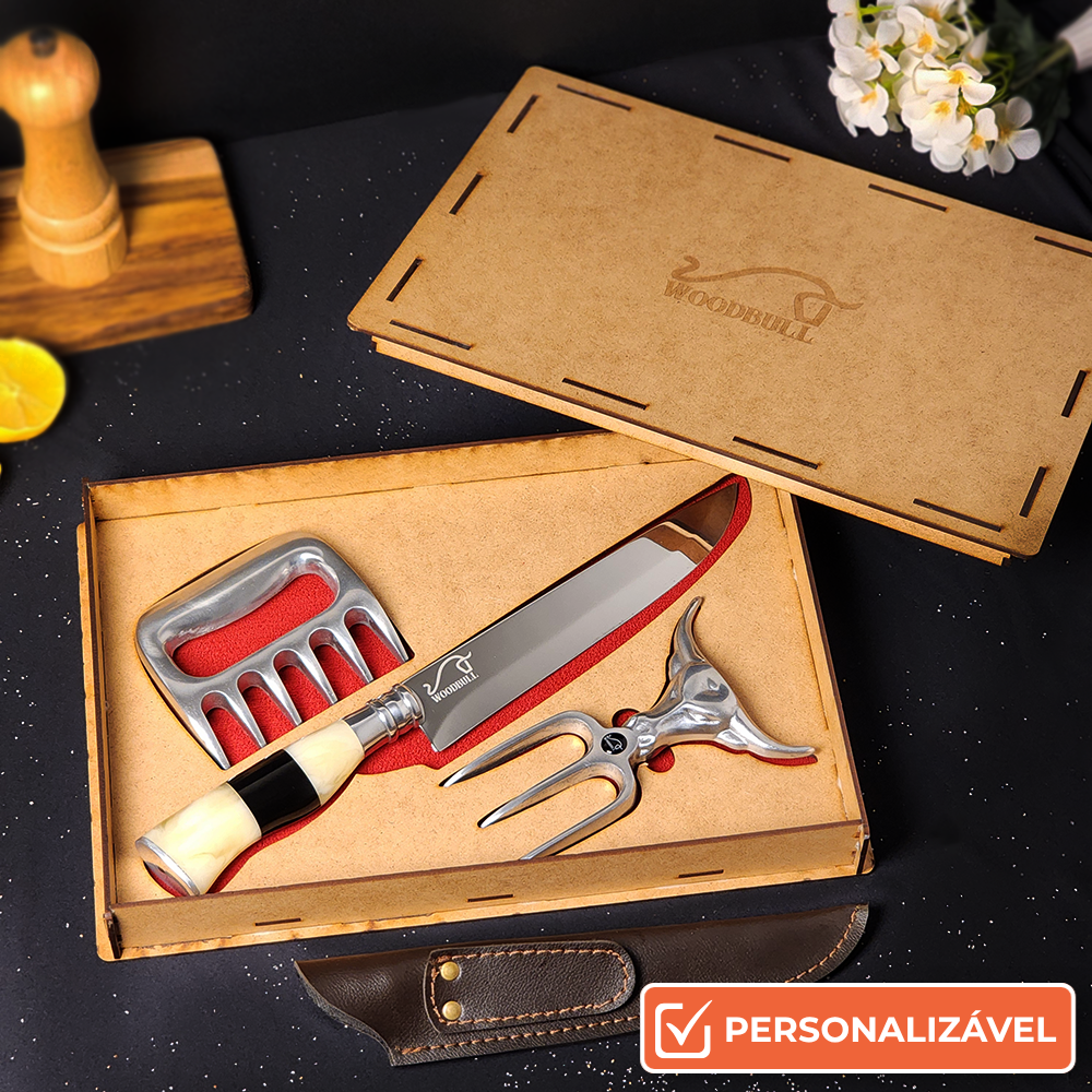 Kit Churrasco Personalizado Mestre do Churrasco
