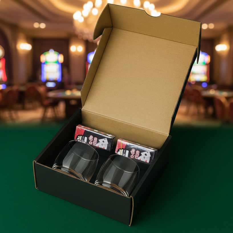 Kit Whisky Presente com Baralho | Conjunto Completo