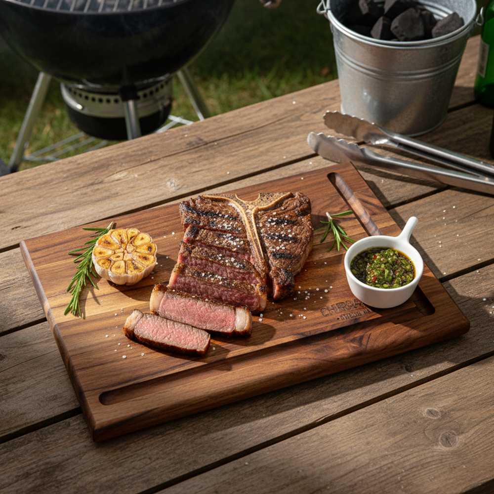 Tábua de Churrasco Personalizada Churrasqueiro Oficial da Família