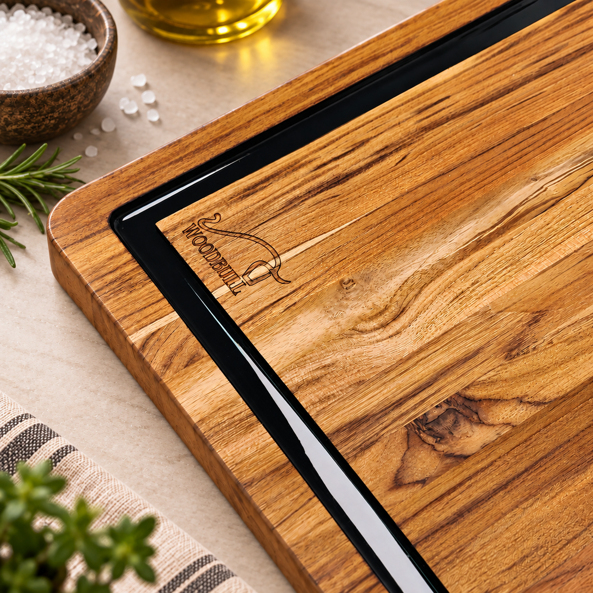 Tábua de Churrasco Personalizada Traditional Bbq Black