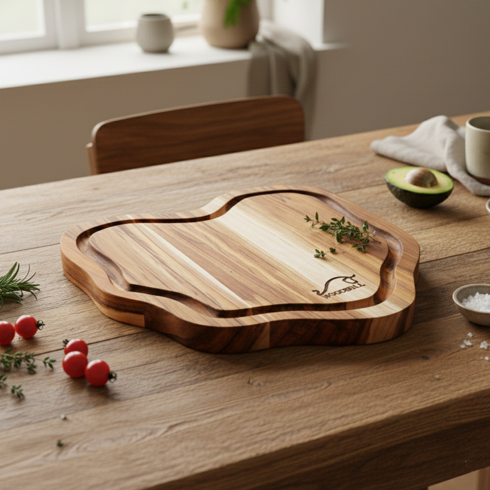 Tábua de Carne Rústica Artesanal Personalizada | Presente Especial