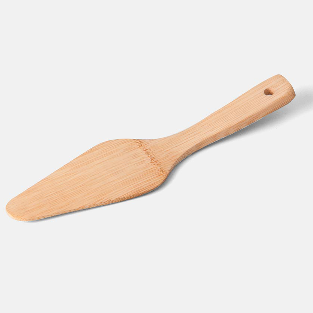 CONJ. PARA PIZZA EM BAMBU 35 CM - 11 PCS