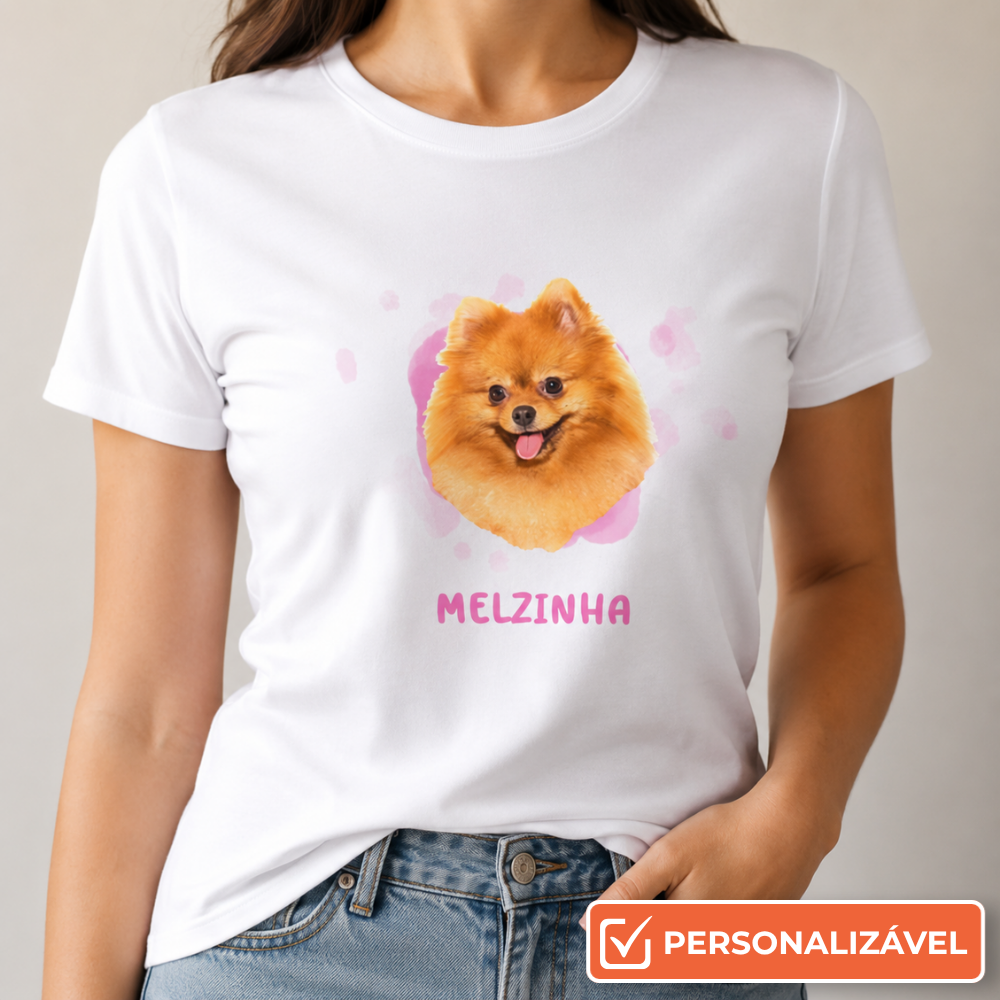 Camiseta Personalizada com Foto e Frase | Presente Criativo