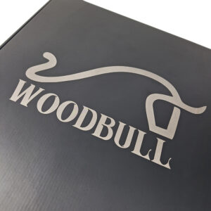 Caixa Presente Preta Woodbull Quadrada