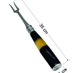 Garfo Trinchante 8" com Cabo em Osso e Chifre